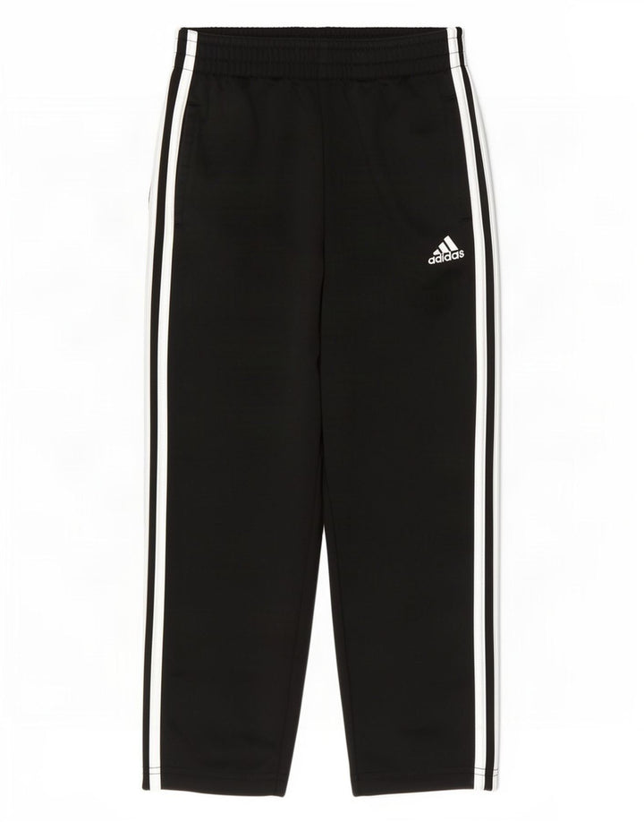 Pantaloni de trening Adidas pentru baieti 5-6 ani negri