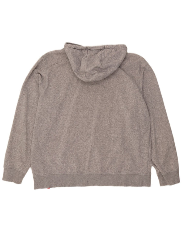 Pulover grafic pentru bărbați New Balance, bumbac gri 2XL