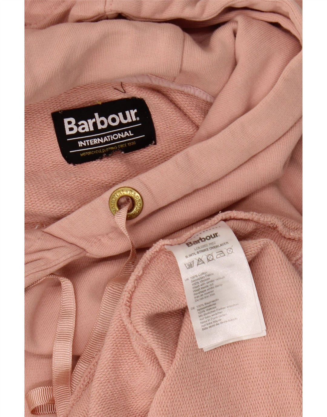 Pulover BARBOUR pentru femei, UK 12, bumbac roz mediu