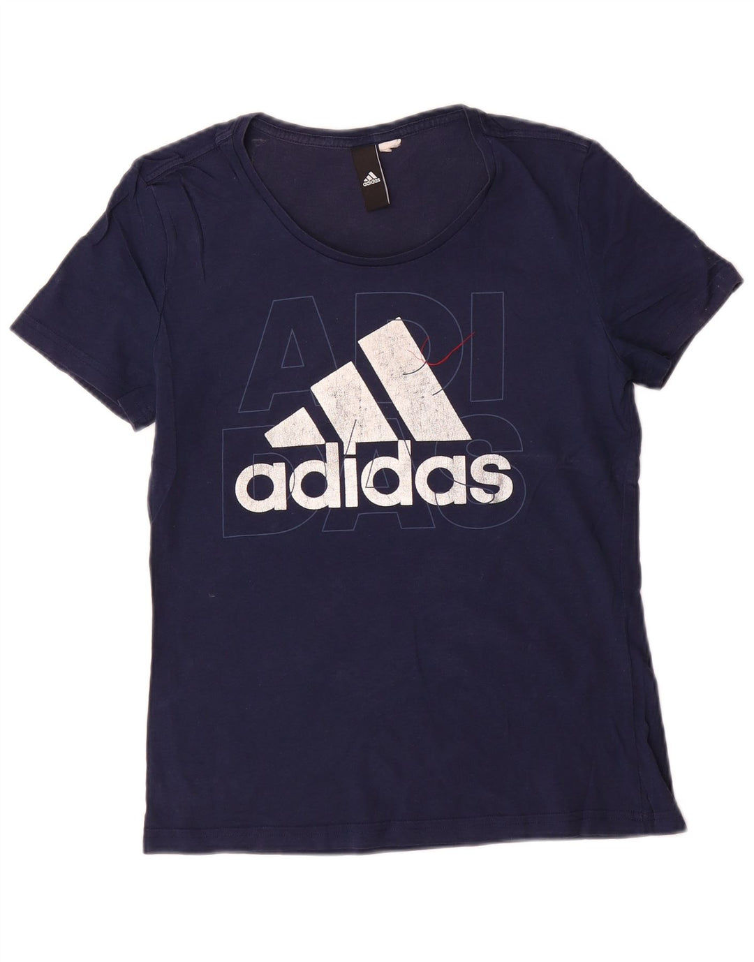 Tricou grafic Adidas pentru femei Top UK 12 Medium Bleumarin