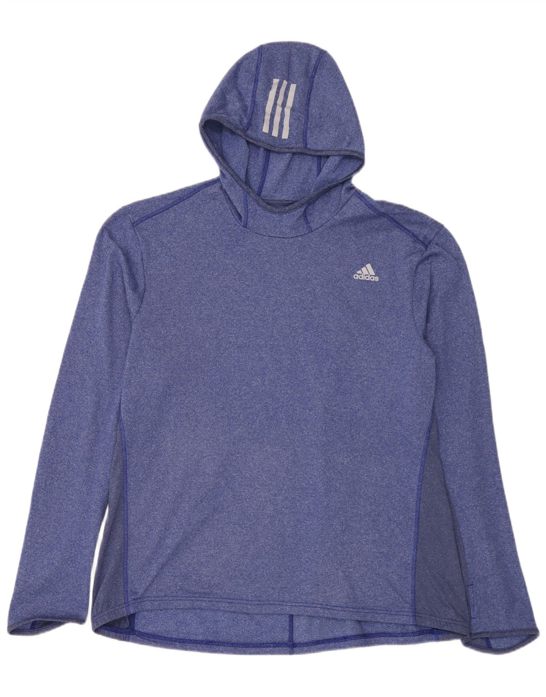 Adidas pentru bărbați cu glugă cu mânecă lungă, 2XL, albastru