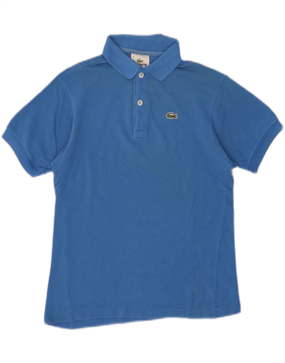 Tricou polo Lacoste pentru baieti 11-12 ani bumbac albastru