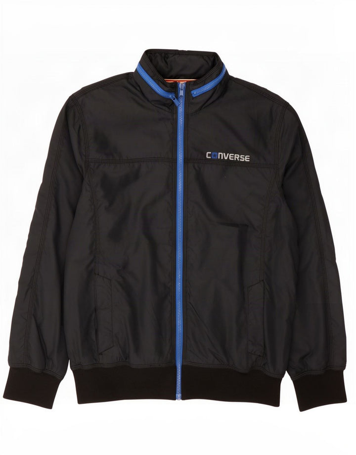 Jachetă bomber cu glugă Converse pentru bărbați UK 38 Medium bleumarin poliester
