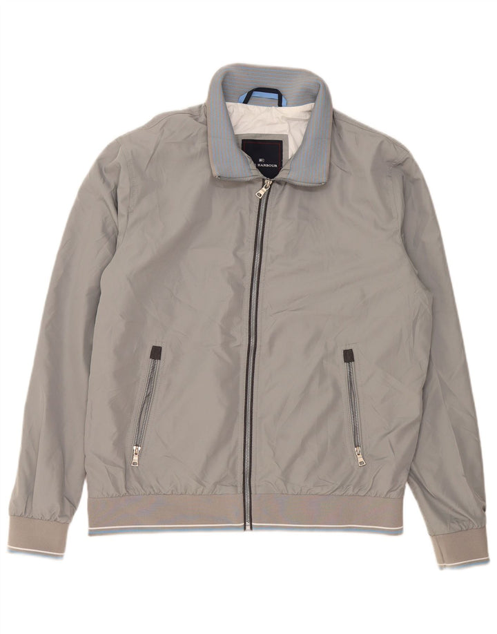 Jachetă Bomber pentru bărbați Marks & Spencer UK 38 Medium Gri Poliester