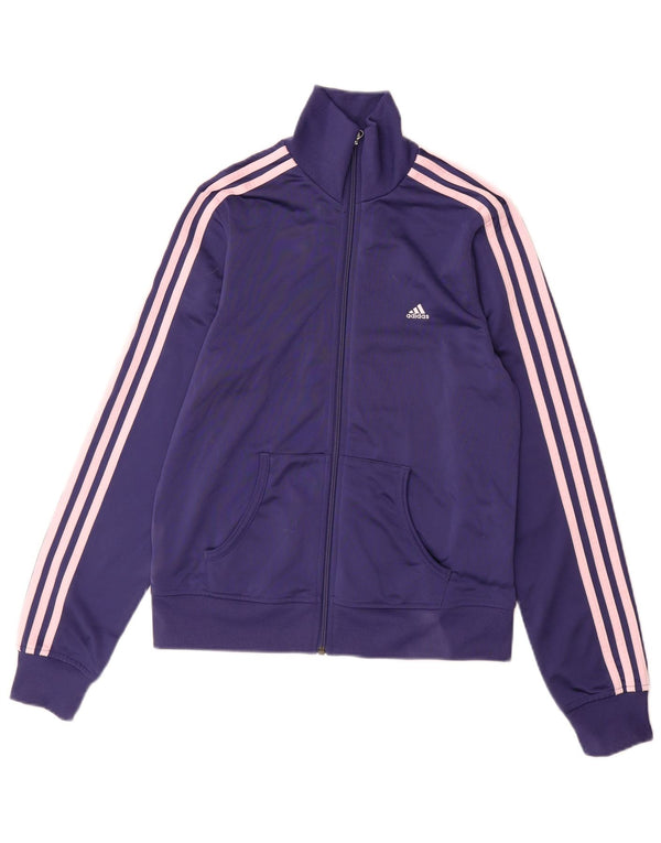 Jachetă de trening pentru femei ADIDAS UK 14 Poliester violet mediu