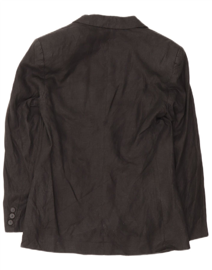 Jachetă Benetton pentru femei, cu 2 nasturi, IT 40, in negru mic