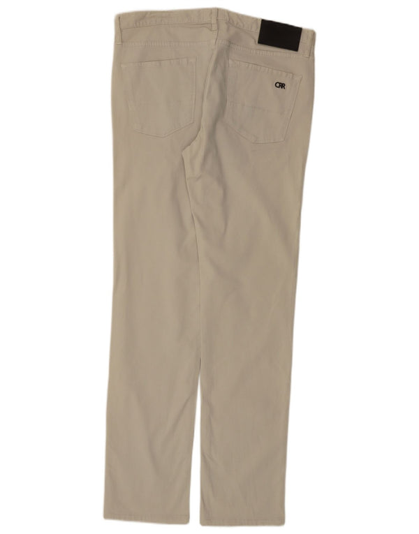 CERRUTI 1881 Mens Straight Casual Trousers W34 L31 Beige