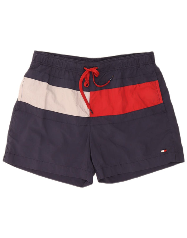 TOMMY HILFIGER Pantaloni scurți de înot pentru bărbați, mari, bleumarin, color block
