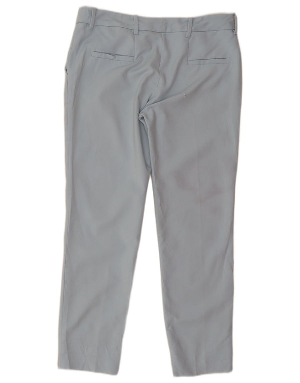 Pantaloni chino crop pentru femei Zara Mediu L30 L26 Albastru