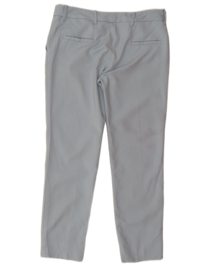 Pantaloni chino crop pentru femei Zara Mediu L30 L26 Albastru