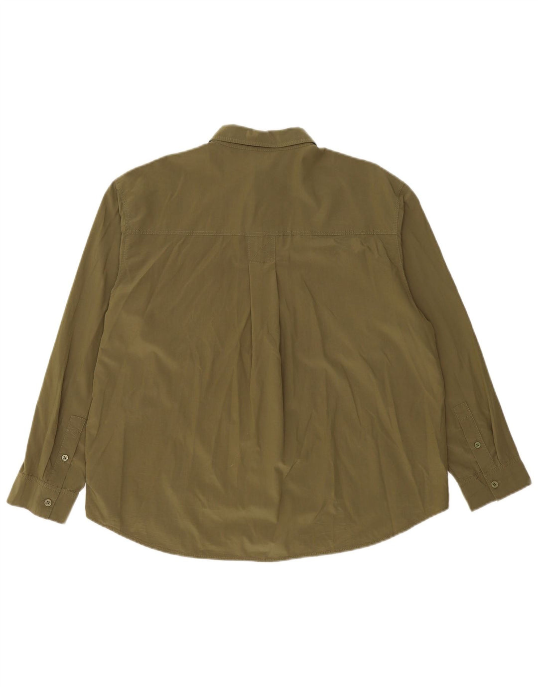 Cămașă supradimensionată pentru femei MASSIMO DUTTI UK 10 Small Khaki