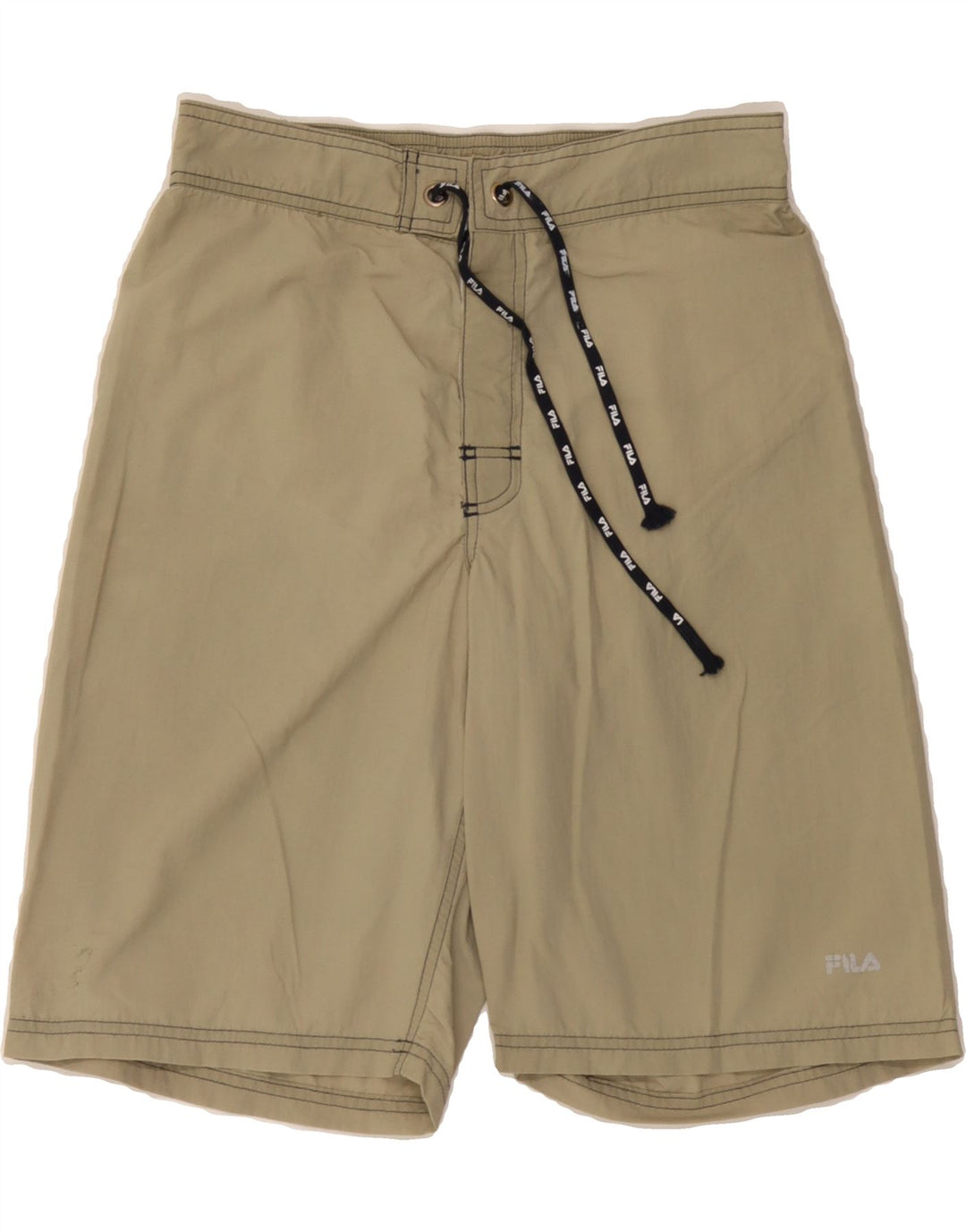FILA Mens Swimming Shorts XS  Khaki Vintage Fila and Second-Hand Fila from Messina Hembry 