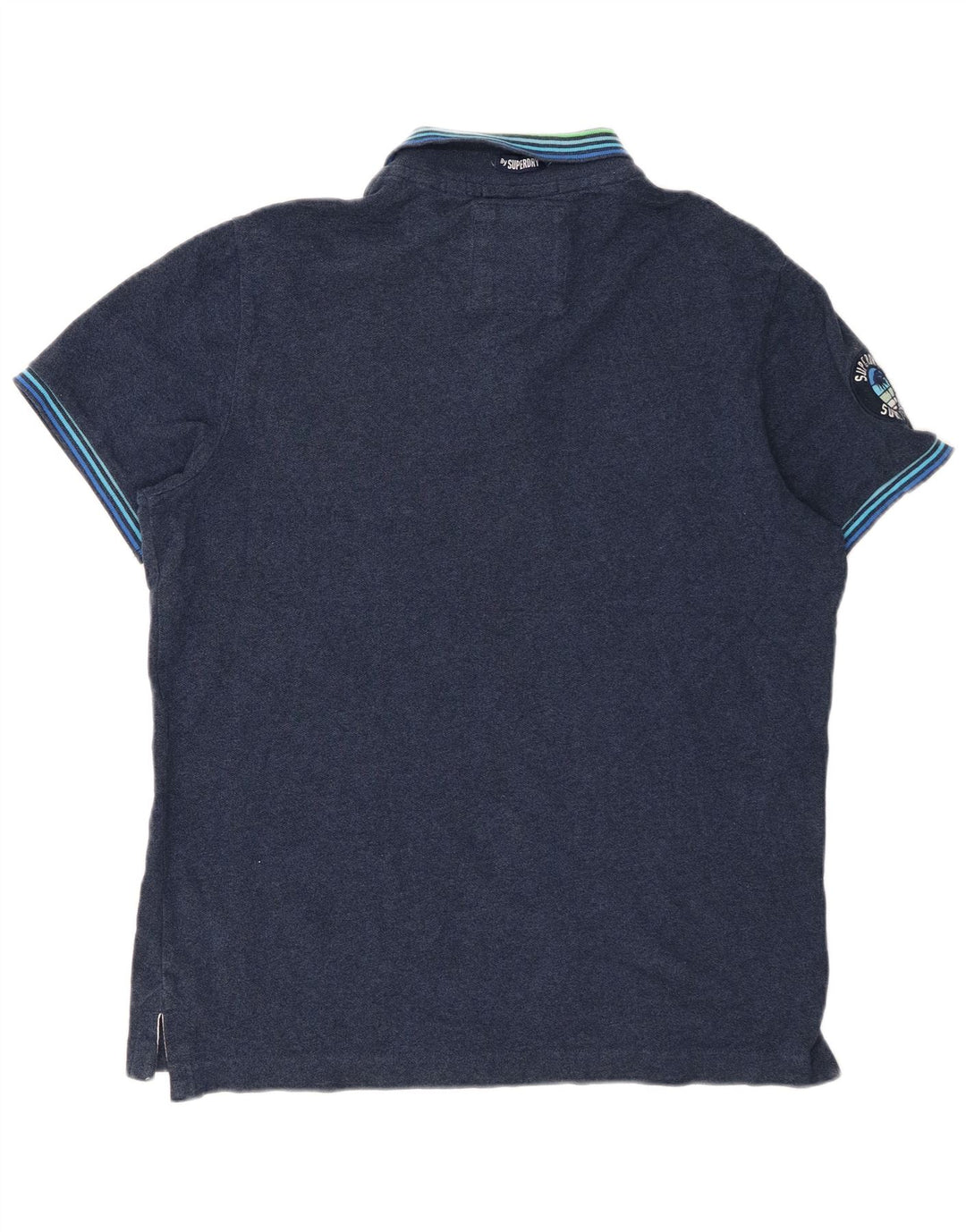SUPERDRY tricou polo cu grafică pentru bărbați 2XL bleumarin