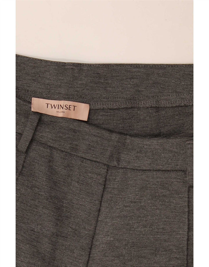 Pantaloni Capri pentru femei Twinset W32 L22 gri