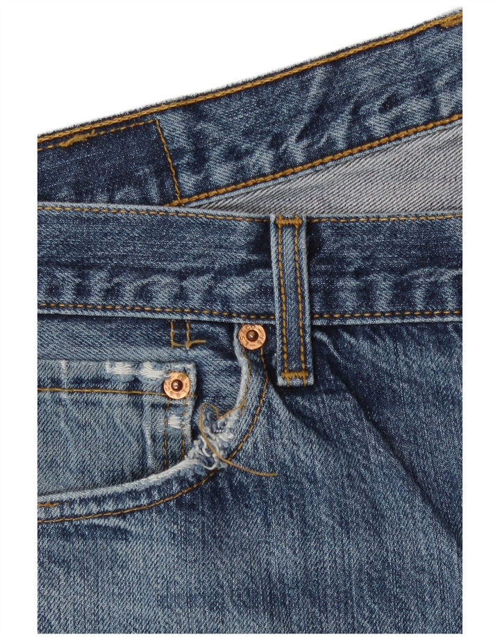 Blugi drepți distressed 501 Levi's pentru bărbați W36 L30 bumbac albastru