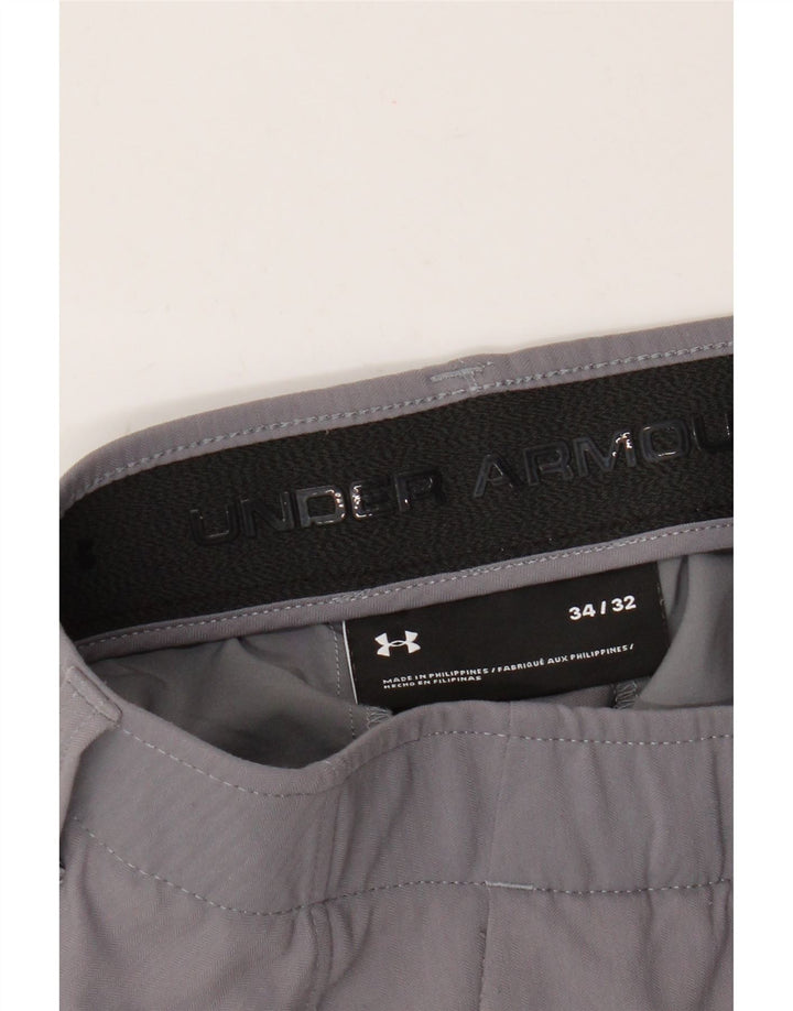 Pantaloni chino slim pentru bărbați Under Armour W34 L32 gri