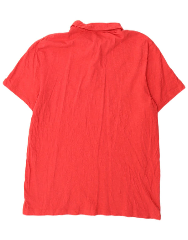 Cămașă polo CALVIN KLEIN pentru bărbați, bumbac cu carouri roșii mari