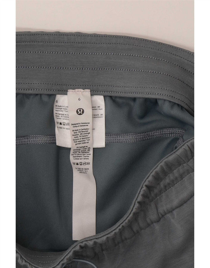 Lululemon Pantaloni de trening pentru femei US 6 Medium Gri Poliester