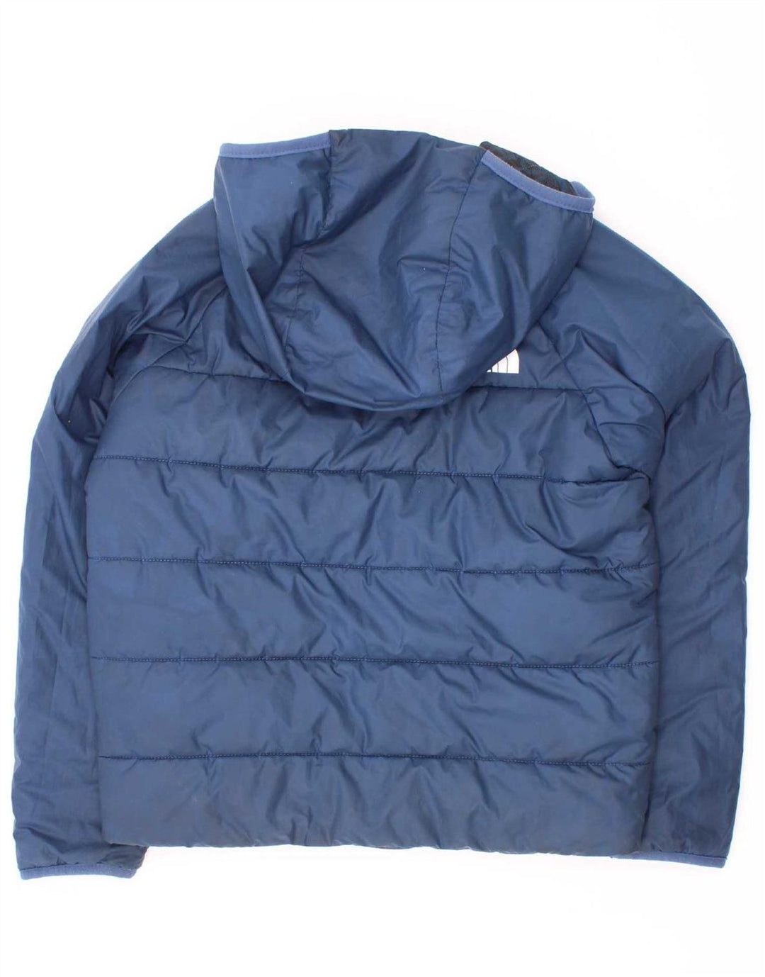 The North Face Boys Graphic Reversibilă căptușită Jachetă 7-8 ani Small Blue