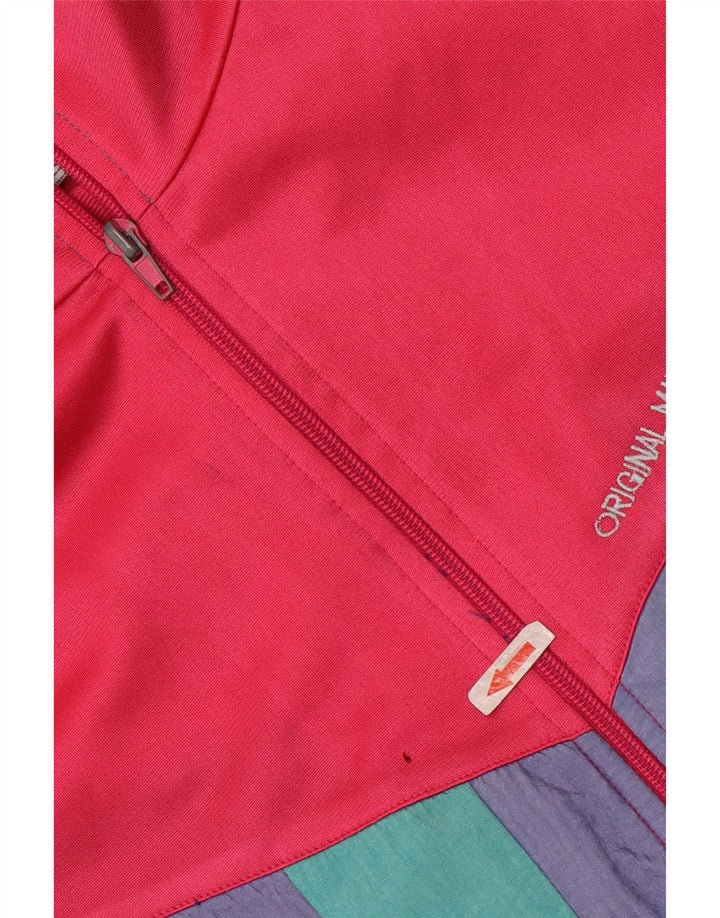 Jachetă de trening pentru bărbați vintage, XL, multicoloră, din poliester