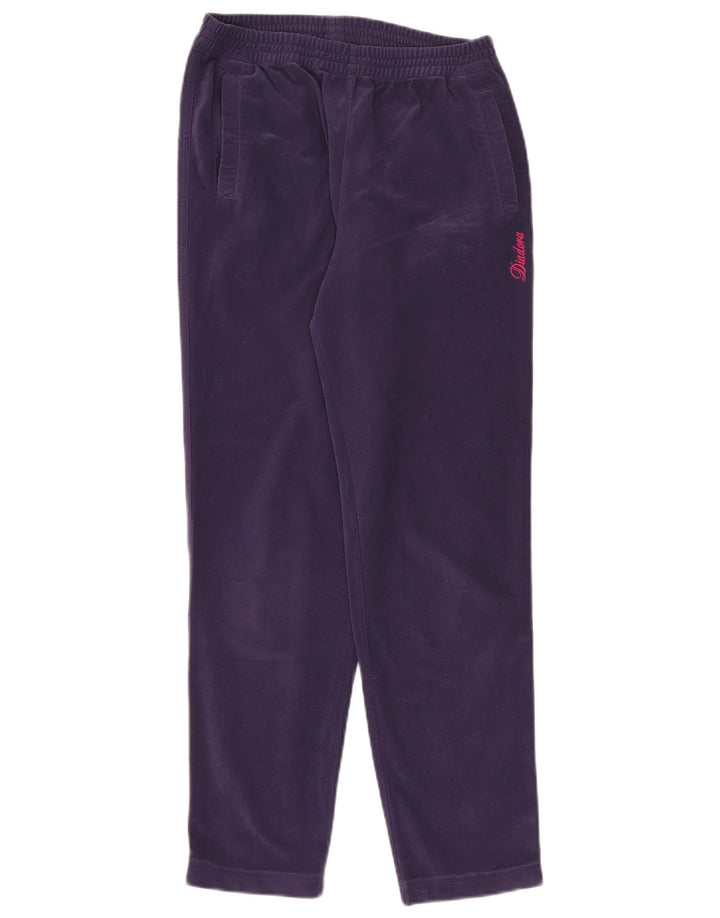 Pantaloni de trening Diadora pentru femei UK 10 Poliester violet mic