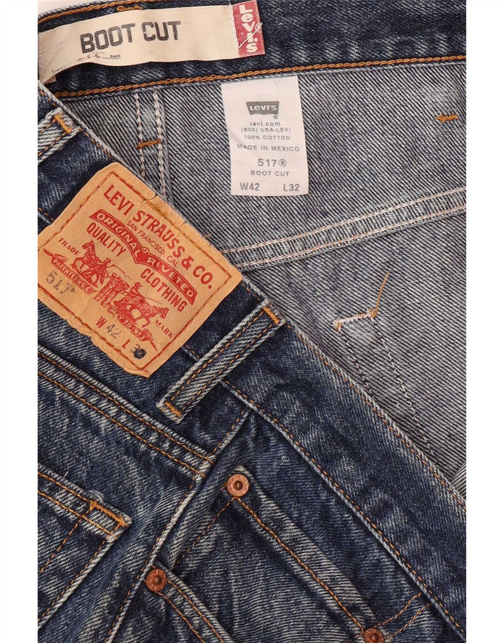 Blugi Levi's 517 Bootcut W42 L32 Bumbac albastru