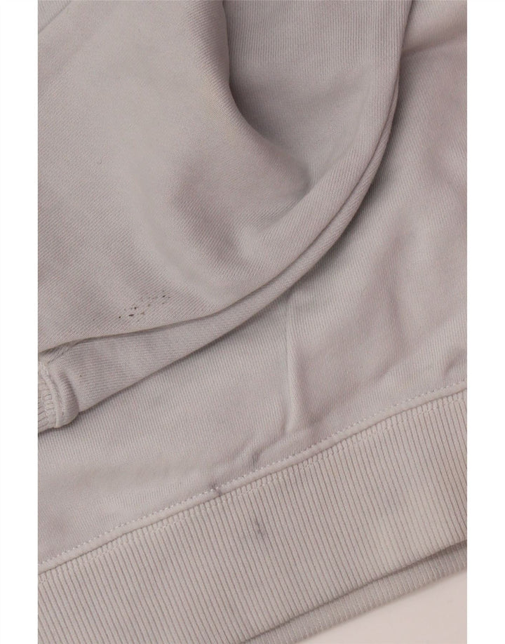 CALVIN KLEIN JEANS Hanorac grafic pentru bărbați Pulover mic, gri, bumbac