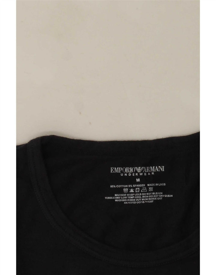 Tricou grafic pentru bărbați Emporio Armani Top Mediu Bleumarin