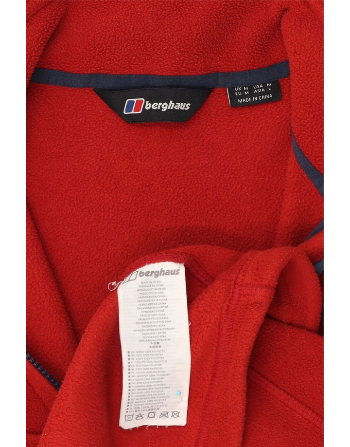 Jachetă fleece pentru bărbați Berghaus UK 38 Poliester roșu mediu