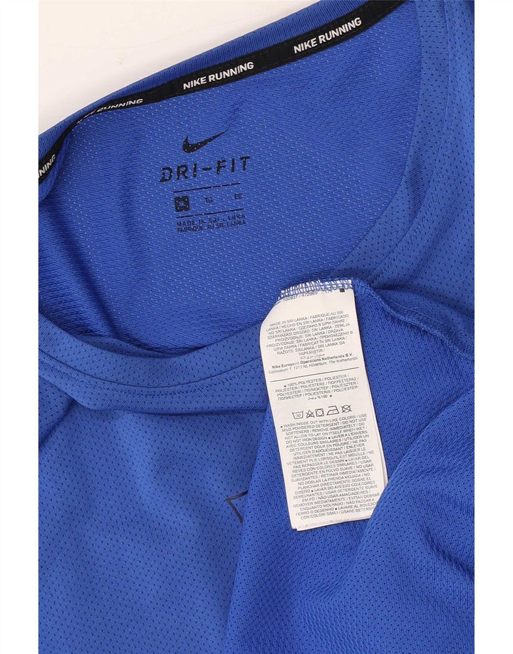 Tricou grafic Nike Dri Fit pentru bărbați Top XL Poliester albastru