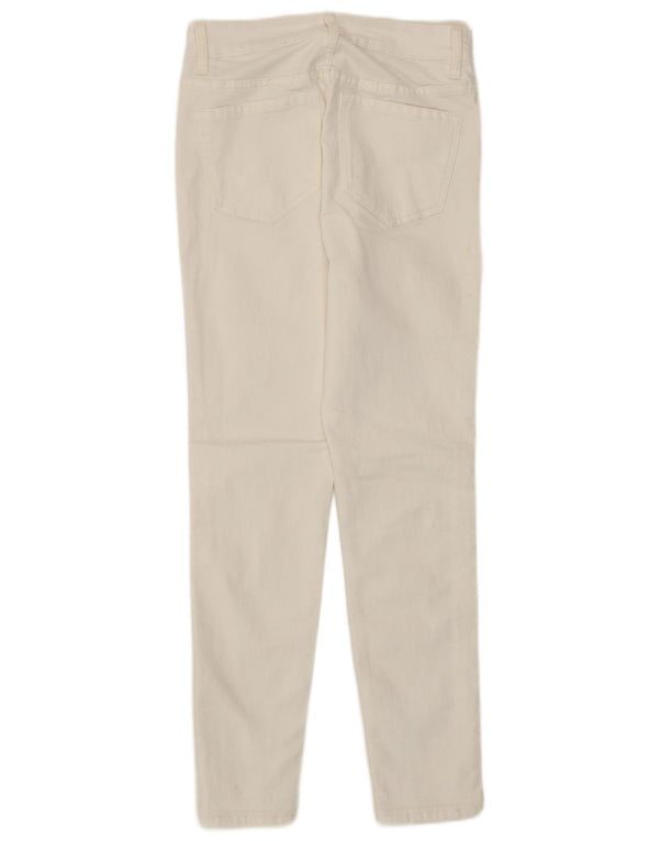 Marks & Spencer blugi skinny pentru femei The Ivy UK 8 mic W26 L26 bumbac alb