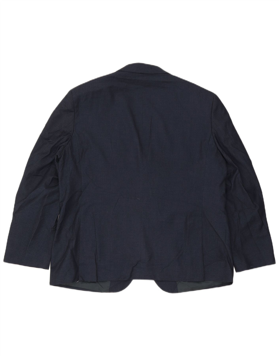 Jachetă pentru bărbați Marks & Spencer, cu 2 nasturi, UK 46 XL, poliester bleumarin