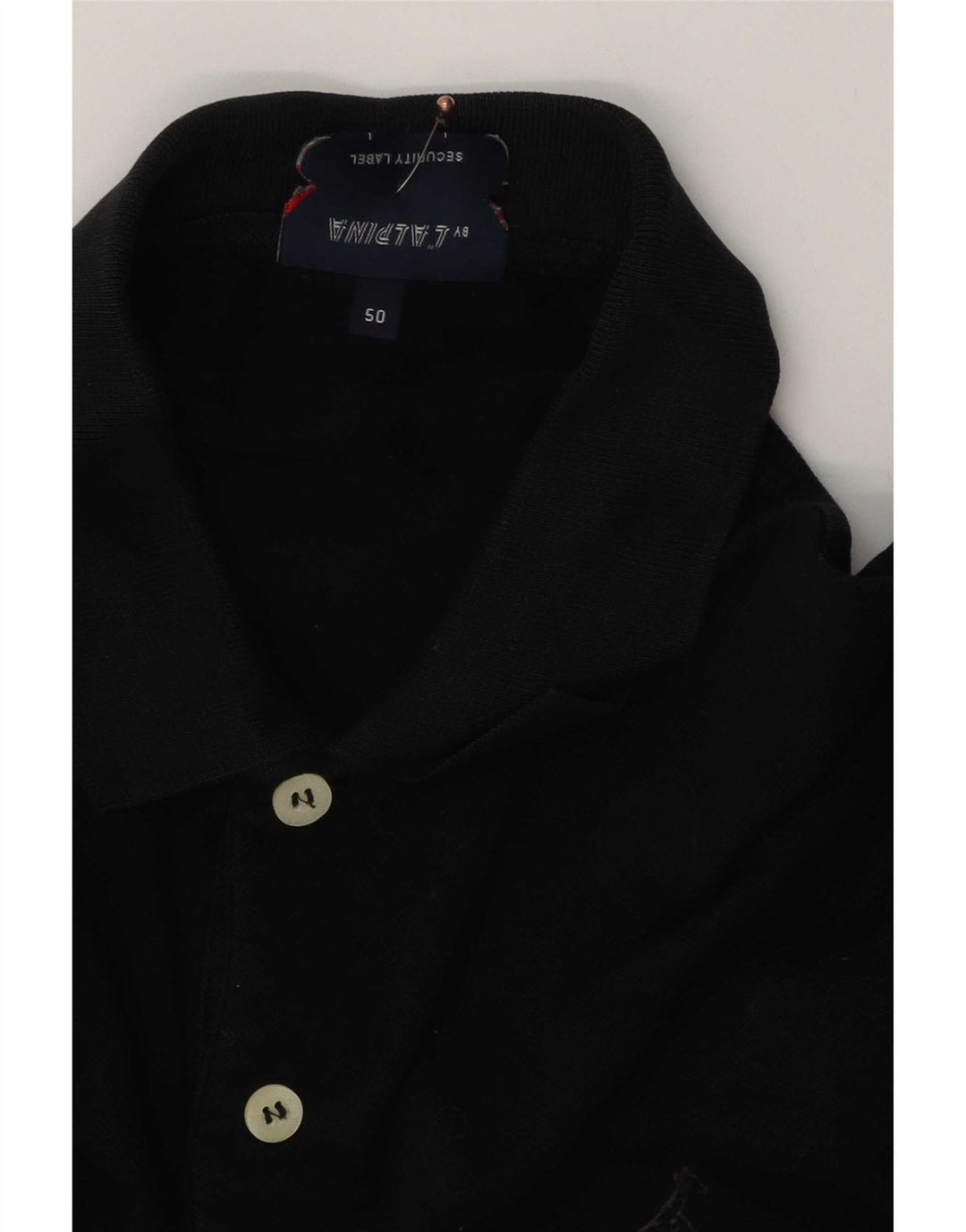 AUSTRALIAN L'ALPINA Tricou polo pentru bărbați IT 50 Medium Negru