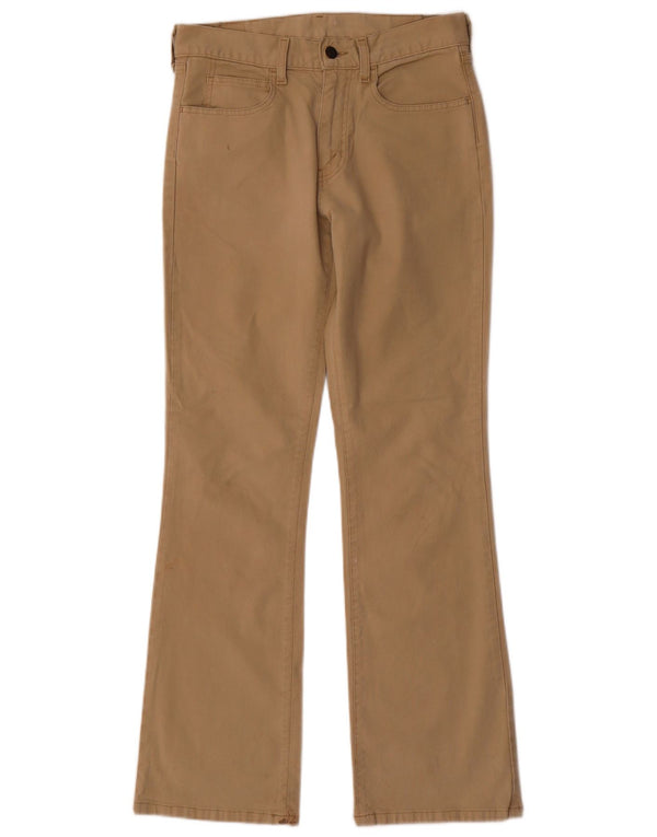 Pantaloni casual Levi's 525 Bootcut L30 L32 bumbac bej