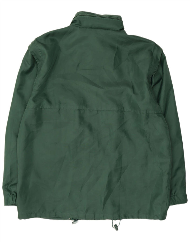 Jachetă de ploaie cu glugă Spalding pentru bărbați UK 42 XL Poliamidă verde