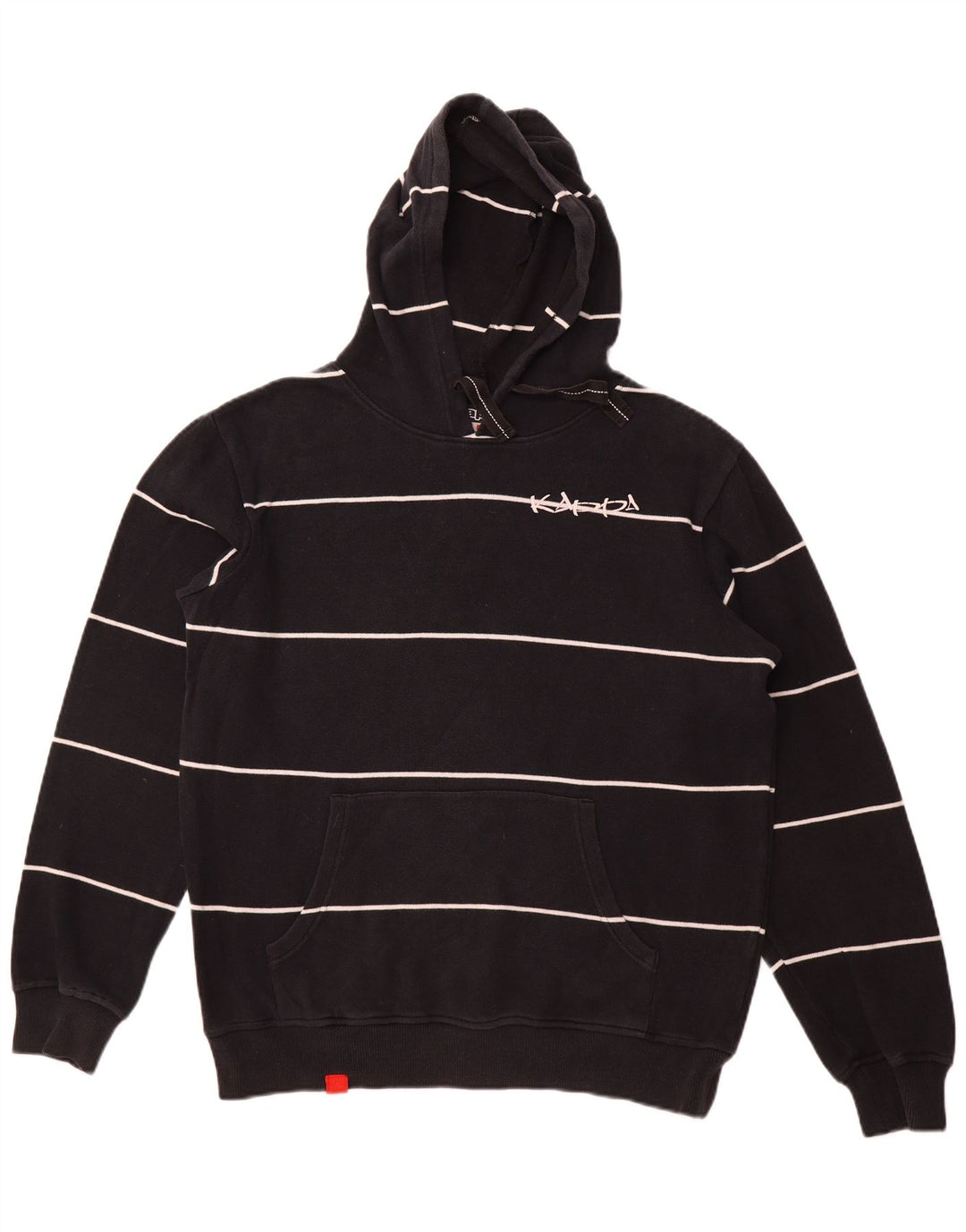 Pulover cu glugă pentru bărbați KAPPA, mare, albastru, bumbac cu dungi