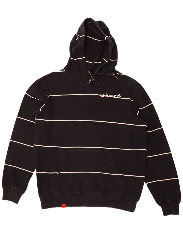 Pulover cu glugă pentru bărbați KAPPA, mare, albastru, bumbac cu dungi