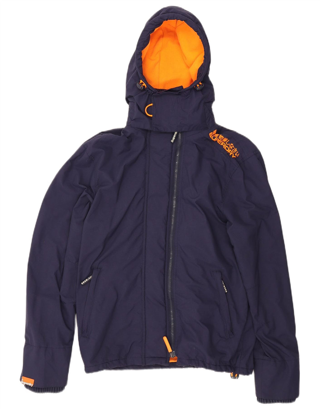 Jachetă Windbreaker pentru bărbați Superdry The Windcheater UK 36 Small Bleumarin
