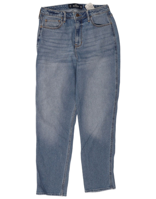 Blugi conici Hollister pentru femei Mom Jean cu talie înaltă US 11 Large W30 L25 Blue
