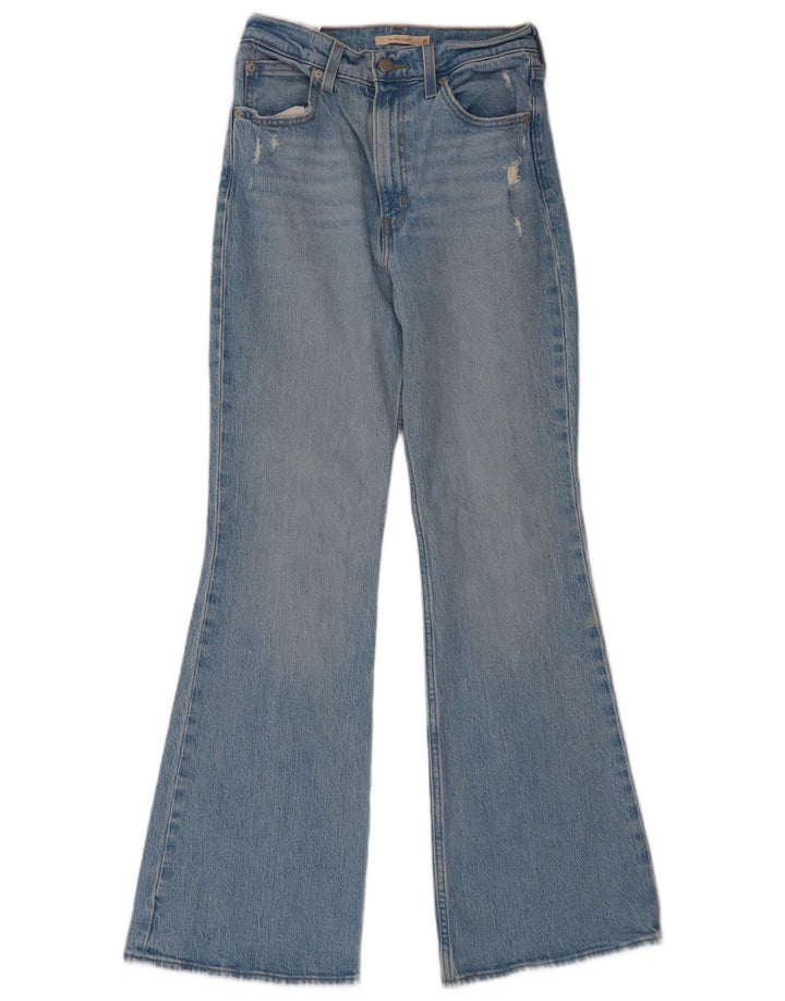 Blugi evazați Levi's pentru femei cu talie înaltă L26 L32 bumbac albastru