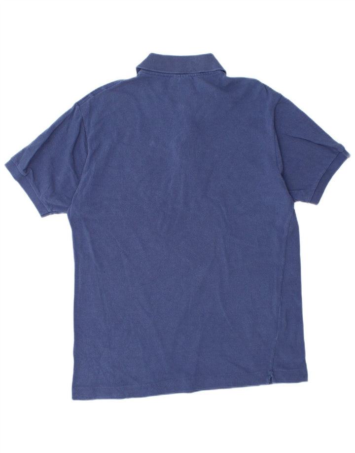 Tricou polo pentru bărbați LACOSTE Mărimea 4 Bumbac albastru bleumarin mediu