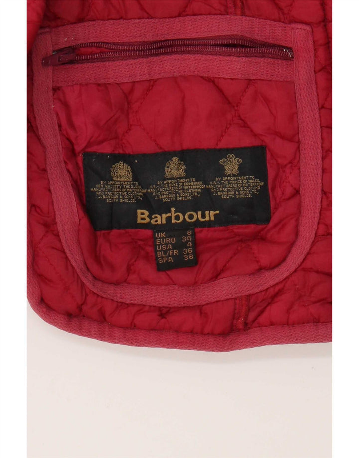 Barbour Gilet matlasat pentru bărbați UK 8 Small Pink