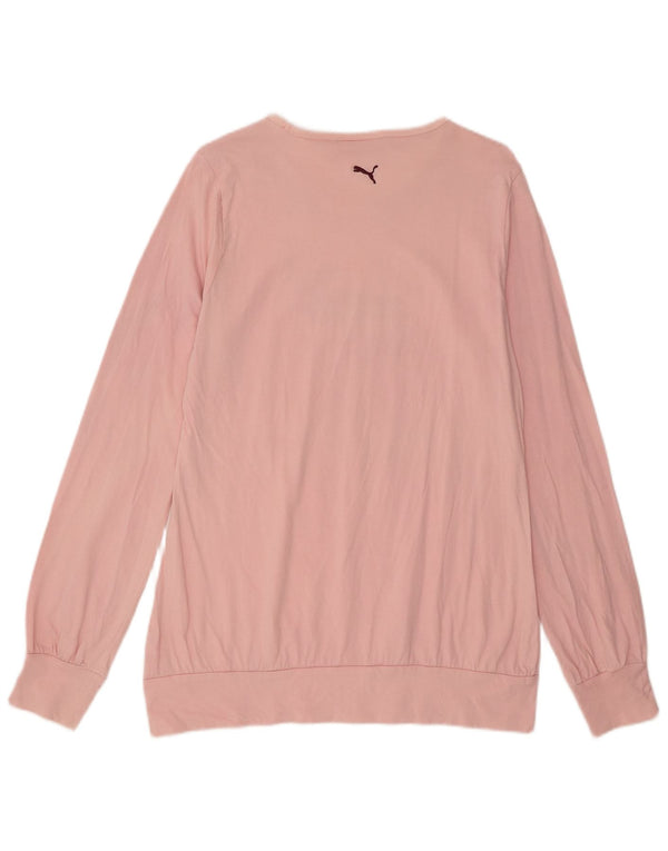Pulover cu grafic pentru femei Puma UK 16, mare, roz