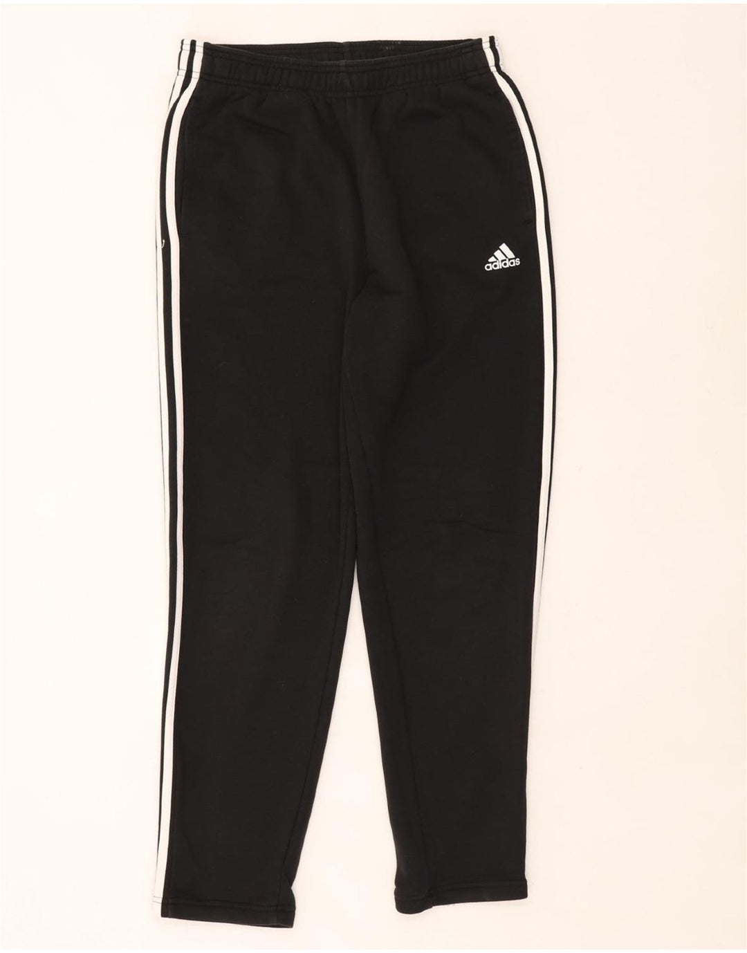 Pantaloni de trening ADIDAS pentru bărbați, bumbac mediu negru