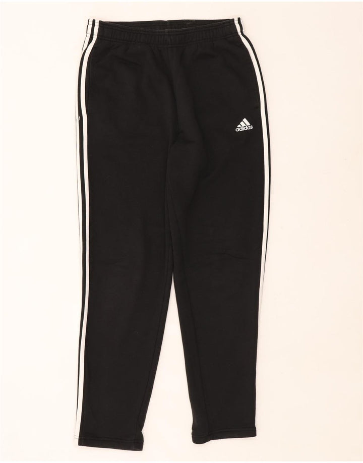 Pantaloni de trening ADIDAS pentru bărbați, bumbac mediu negru