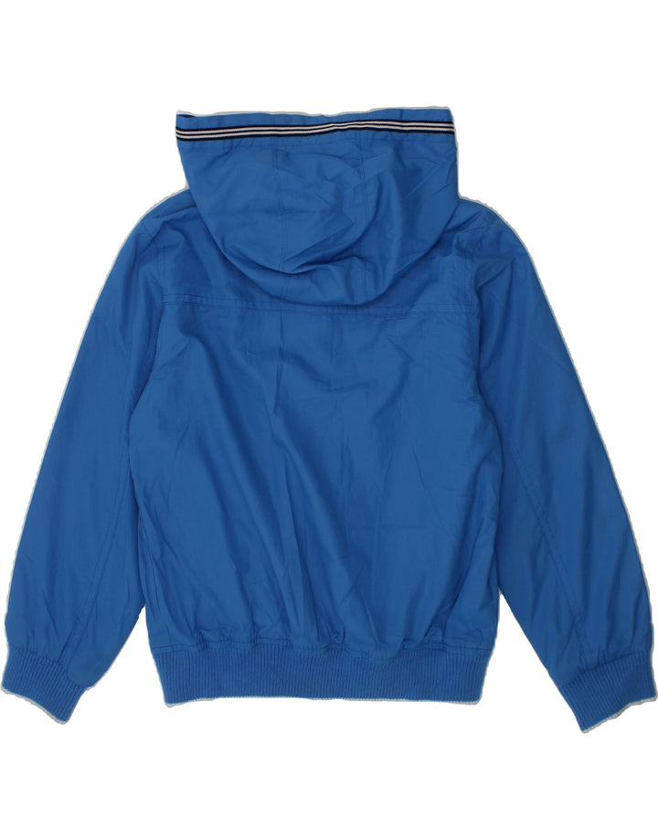 NORTH POLE Girls Hooded Rain Jacket 6-7 Years Blue Polyester Vintage North Pole and Second-Hand North Pole from Messina Hembry 
