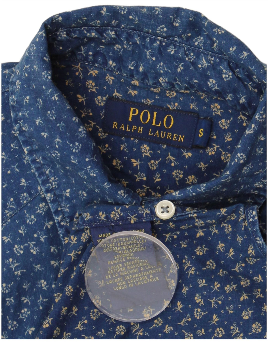 Cămașă pentru bărbați POLO RALPH LAUREN Bumbac albastru mic