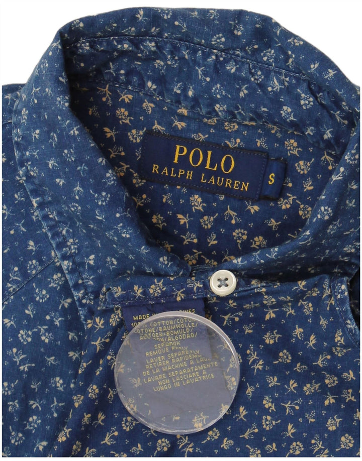 Cămașă pentru bărbați POLO RALPH LAUREN Bumbac albastru mic