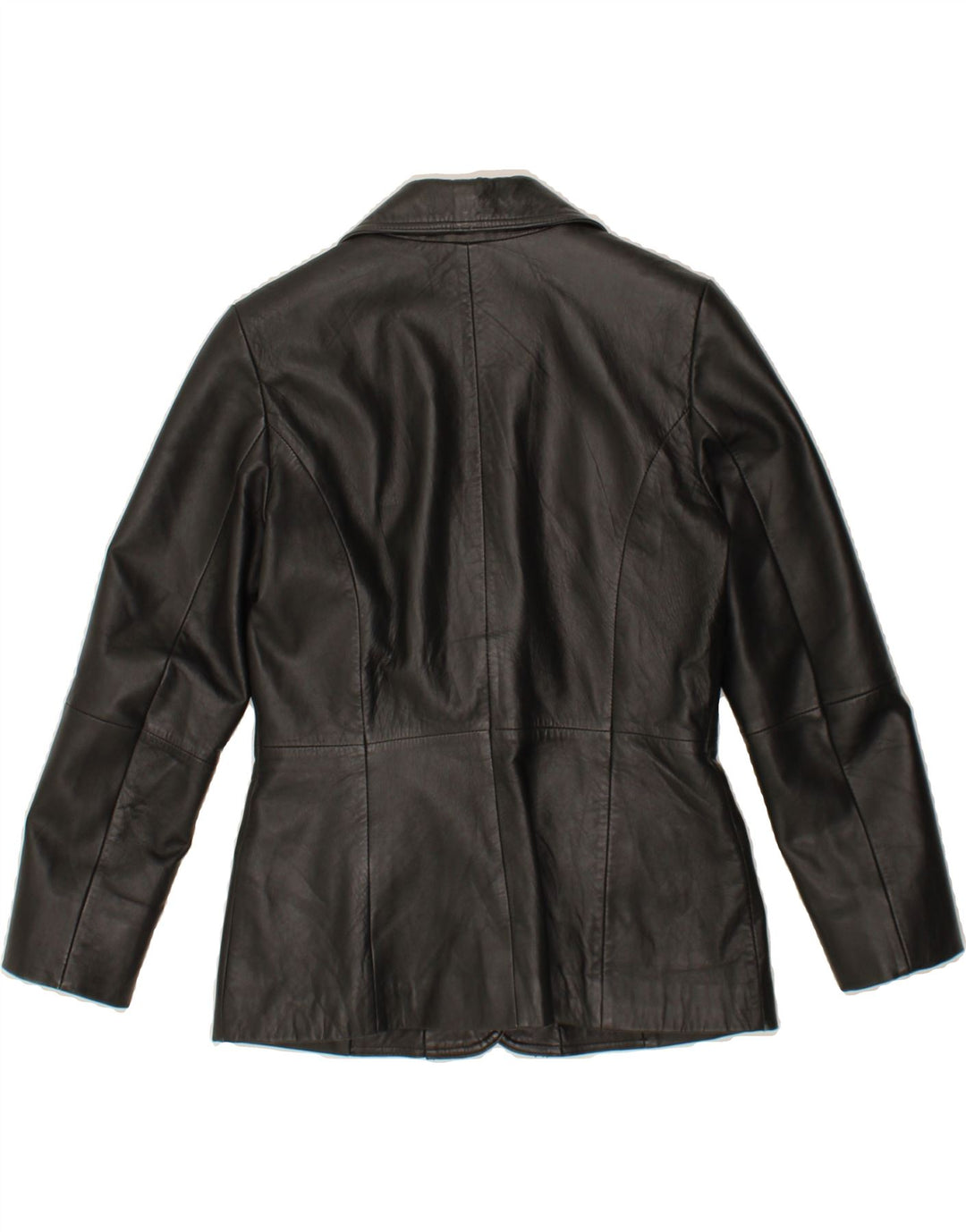 PRIVATE Womens Leather Jacket IT 38 XS Black Leather Vintage Private and Second-Hand Private from Messina Hembry 