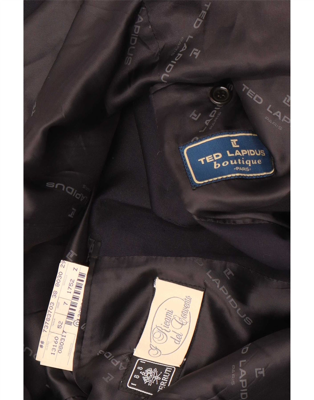 Jachetă pentru bărbați Cerruti 1881 cu 3 nasturi IT 52 XL Lână bleumarin